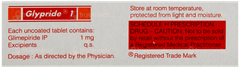 Glypride 1 Tablet 10 Glypride 1 Tablet 10